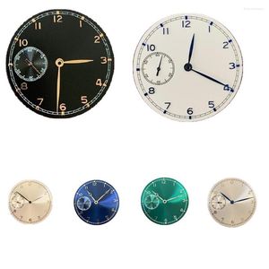 Watch Repair Kits 0.4mm Ultra Thin 37mm Dial With Hands For ETA 6497 ST3600 Movement Replacement Accessories 7 Colors Optional