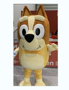 halloween Mascot Costumes The Bingo Dog Mascot Costume Adult Cartoon Character Outfit Attractive Suit Plan Birthday Gift