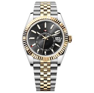 Trusty Watch Mens Watch Sky 42 -мм автоматические 2813 Движение Смотрит Смотрируется на нержавеющая сталь, юбилейные дизайнерские часы, женщины, мужчина с коробками, женские часы Montre de Luxe Watch