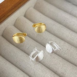 Hoop Earrings Arrive S925 Silver Needle Piercing Simple Earring For Women Girls Party Wedding Jewelry