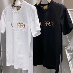 Mens Designer Mens Tshirts Man Woman Luxury Brand Tees T Shirt Summer Round Neck Kort ärmar Utomhus mode Leisure Pure Cotton Letters Cat Print Lover Clothi Jfih