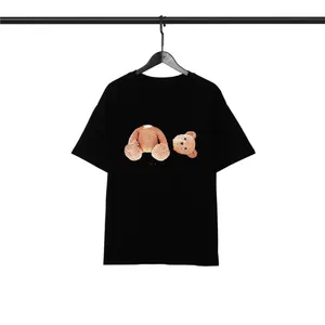 2023 Tasarımcı Tişörtler Erkekler İçin Kadınlar Ter Tee Tişörtleri Baskı Ayı Büyük Boy Nefes Alabilir Sıradan Melekler T-Shirts Saf Pamuk Boyutu S-3XL