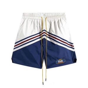 Designer Mens Shorts Rhude Shorts Beach Mesh Street Sude Basketball Men Limited Swim Lunghezza Hip Hop High Sports Shorts 523 523