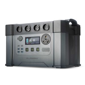 AllPowers S2000 Pro PowerStation 2400Wpeak 4000WSolar Generator Strömförsörjning med UPS Fast Chargingac Input till 1500W)