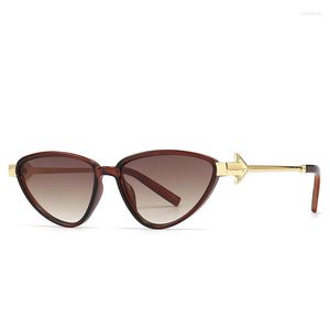 Sonnenbrille Designer Cat Eye Frauen Für Männer Trendige Sonnenbrille Mode Vintage Pfeil Brillen Sexy Damen UV400