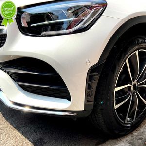 Novo pára-choque dianteiro do carro entrada de ar faca de ar exterior roda sobrancelha adesivos decorativos guarnição para mercedes benz glc 260 300 2022