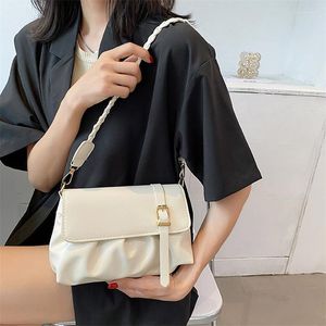 Bolsas de noite 2023 moda feminina bolsa flip-top grande capacidade couro macio exótico um ombro senhoras mão para mulheres axila