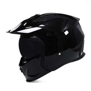 Caschi moto DOT ECE Unisex Full Face Summer Open Hard Hat Uomo Donna Combinazione casco Capacete