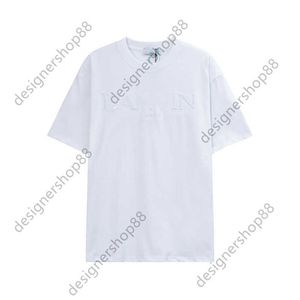 Herren T-Shirts Trendy Brand 2023 Neues Produkt Lavins Designer High Street Black Herren Einfacher Stickerei Casual Vielseitiges Kurzarm T-Shirt