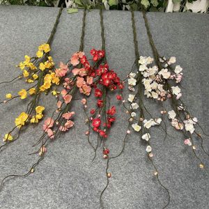 Fleurs décoratives décoration de mariage mise en scène Simulation prunier fausse fleur salon jardinage cour plante Decorat
