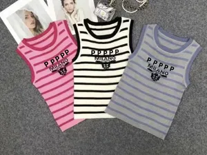 Designer-Damen-Tanktops, Westen, Damen-T-Shirts, Sommer-T-Shirts aus bestickter Baumwolle, sexy Tank-Tops, klassische T-Shirts, Yoga-Anzug, gestrickt, Sport, Femme, abgeschnittene Damen-T-Shirts