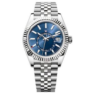 23ss Trust Watch Mens Watch Sky 42 -мм автоматические 2813 Движение часов, часы из нержавеющей стали, юбилейные дизайнерские часы, женщины с коробками Womens Watch Montre de Luxe Watch