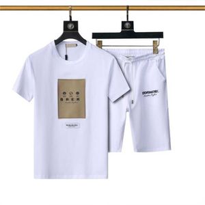 2023MENSビーチLuxurysデザイナーファッションレジャートラックスーツサマースーツTシャツの海辺のホリデーシャツショーツセットマン女性贅沢セットスポーツウェア0EKH