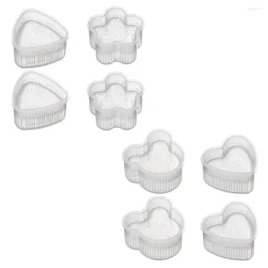 Conjuntos de Louça 8 PCS Bola de Arroz Molde Para Resina Plástico Sushi Moldes Triângulo Grau Pp Material Maker Criança