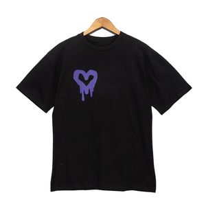 グラフィックティーTシャツデザイナー服Tシャツの男性Tシャツプリントアルファベットグラフィティドロップドロップショルダースリーブ