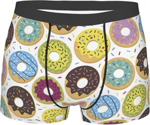 Cueca boxer colorida rosquinha masculina cueca estrela do mar calção macio elástico esporte fitness para homens meninos