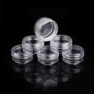 25g Clear Plastic Jars Eyeshadow Nail Polish Powder Cosmetic Jars Cream Bottle PET Plastic Jar Nude Cosmetic Container Htrrp