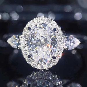 Modna miedziana sześcienna cyrkonia srebrne kolory dla kobiet luksusowy ślub / pierścionek zaręczynowy rocznica biżuterii Prezent biżuterii
