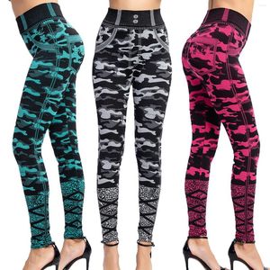 Active Pants Seamless Women Legging Workout Push Up Design Casual Sexy Camouflage Sport Yoga Fitness Running Trousers Summer Clothing