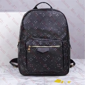 Zaino firmato Zaini di lusso Spalla Cross body Donna moda uomo classica Borsa a tracolla doppia in pelle fiore marrone Zaini scolastici