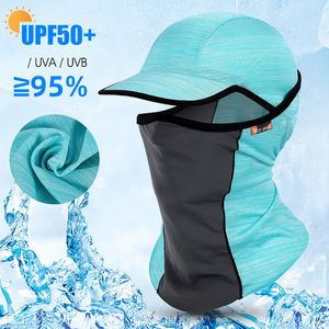 Cyllowe czapki maski rowerowe na rowerowe czapkę Summer chłodny oddychający motocykl hełm wewnętrzny rower rybacki anty-UV Ice Silk Balaclava Nakrywa 230609