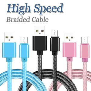 Cables USB de alta velocidad Tipo C a C Adaptador de carga Sincronización de datos Línea de teléfono de metal Cable de cargador trenzado fuerte de 0,48 mm de espesor