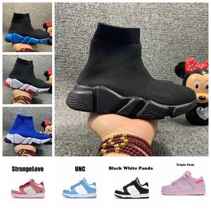 Kids Girl Boy Slip on Shoes Sock Boot Shoe Kids Runnakers Sport Sneakers