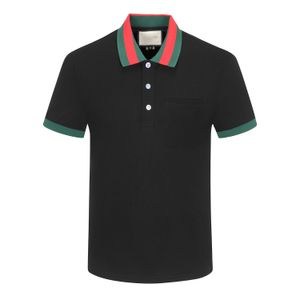 Mens Polo Shirt Designer Man Fashion Horse T Shirts Casual Men Golf Summer Polos Shirt Embroidery High Street Trend Top Tee Asian size M-3XL-d