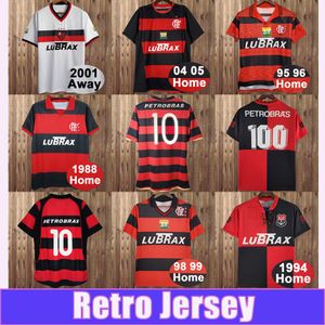 2008 09 Flamengo JOSIEL WILLIAMS Maglie da calcio da uomo KLEBERSON ADRIANO RETRO 1982 1988 1990 1994 2003 2004 2007 2008 Maglia da calcio Home Camisetas de Futebol