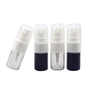 Free Shipping 100pcs/lot 6ml clear Blue Plastic Spray Perferfume bottles Parfume Toner Empty packing small Mnrtr