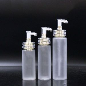 ハイエンド100ml〜500mlフロストペットボトルシャンプーボディーミルクシャワージェルメイクレムーバーオイルローションボトルケトワ