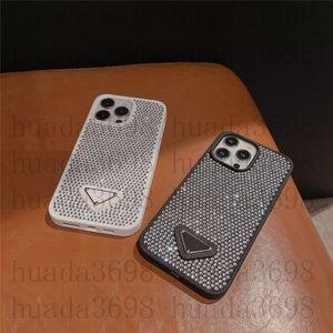 Luxus-Dreieck-P-Handyhüllen für iPhone 15 14 15Pro 15ProMax 14pro 13 13pro 12 Pro 11 Clear Glitter Rhine Stone Case Bling Shiney Cover iPhone14