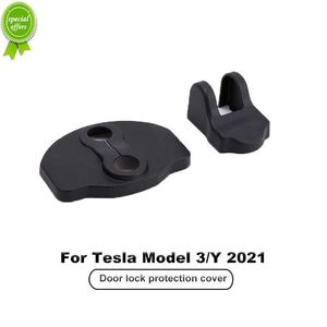 Nova proteção de trava de porta de carro travas de capa de ferrugem tampas de tampas de modificação acessórios para Tesla modelo 3 / Y 2021 2022