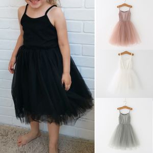 Mädchenkleider Kinder Mädchen Mädchen Sommerkleid Feste Ärmel Spitze Hosenträger Kostüm Tutu Outfits für Kinder Mädchen Party Ballet Hochzeit Prinzessin Kleidung 230609