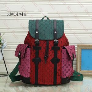 Backpack Style canvas Backpacks Designer Brand Rucksack Leather Shoulder Bags Handbags High Quality Double Leather Knapsack Outdoor Travel Duffle Bags Schoolbag