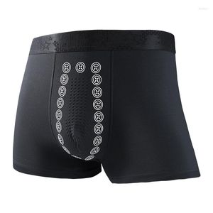 Cuecas Sexy Men Underwear Modal Boxer Shorts Hombre Antibacteriano Calcinha Masculina Sólida Respirável Bolsa Cueca Masculina