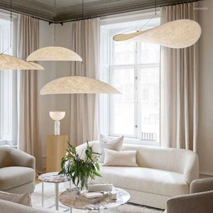Lampade a sospensione Lampadario a LED nordico in stile giapponese per soggiorno, camera da letto, illuminazione moderna, luce vintage creativa
