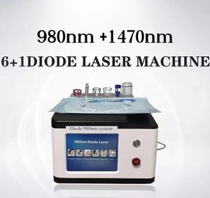 Medical equipment 980nm 1470nm vascular removal surgical laser skin rejuvenationr lipolysis liposuction blood spider veins removal fat reduce slimming machine