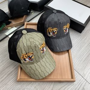 yy2023 Fashion Men's baseball Cap Brand millinery Designer Ball Cap Tiger Snake Bee pattern Outdoor casual fashion High quality 882uy1h