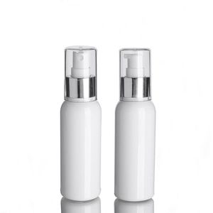 100ml Empty White Plastic Atomizer Spray Bottle Lotion Pump Bottle Travel Size Cosmetic Container for Perfume Essential Oil Skin Toners Xjsn