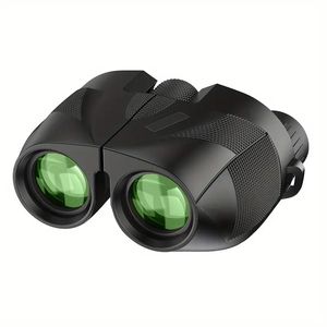 10X Compact Binoculars Telescope BAK4 FMC Lens Foldable Pocket Binoculars For Bird Watching Camping Hunting Tourism