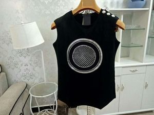 Designer shirt womens summer buttons t shirts women jumper pullover tops fashion sleeveless casual top woman luxury clothing