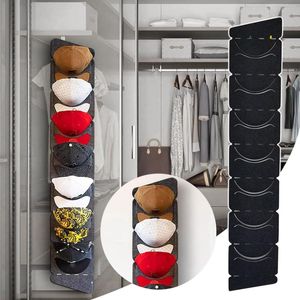 Haken Baseball Hut Rack Tür Zurück Lagerung Halter Hängen Über Die Kappe Organizer Mit 14 Taschen Kappen Display