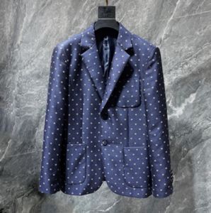 Män blazerjacka Italien designer kvalitet bomullskläder mode casual långärmhet fest bröllop affärer mens blazers kostymer