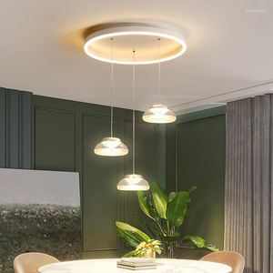 Kolye lambalar LED tavan ışıkları modern minimalist ev oturma odası yatak odası yemek kapalı aydınlatma dekoratif parlaklık dimmable