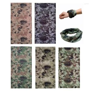 Eşarplar Erkek Camo Sunshade Sihirli Tüp Eşarp Kafa Yüzü Boyun Gezisi Toz geçirmez Bandana Bisiklet Bisikleti Bisiklet Dış Hava Spor Hızları