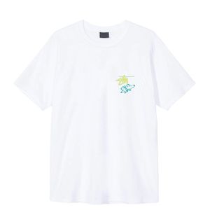 2023 Summer Fashion Brand T-shirt a mezza manica in cotone a maniche corte con stampa classica a maniche corte da viaggio