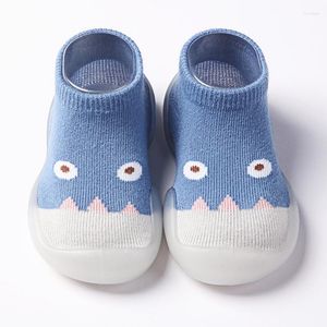 First Walkers Kruleepo Baby-Mädchen-Kinder-Jungen-Baumwollstoff-Schuhe, geborenes Kleinkind, zu Hause, Bodensocken, lässige Freizeit-Turnschuhe