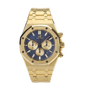 Fashion Men's Watch 41mm VK Quartz Watch مصمم توقيت مشاهدة الفولاذ المقاوم للصدأ من الياقوت