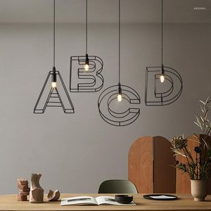 Avizeler nordic led g9 kolye lamba diy metal abajur tavan avizesi vintage mutfak bar ev dekorasyon iç ışık fikstürü